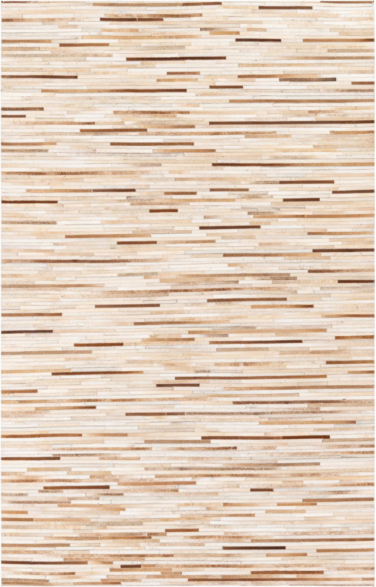 5' 1 x 7' 11 Cowhide Stocks Rug