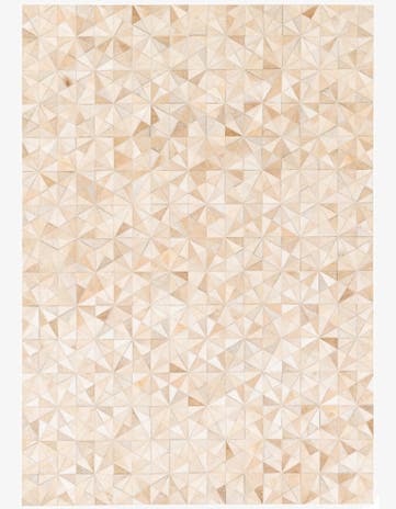 4' 8 x 6' 7 Cowhide Stocks Rug