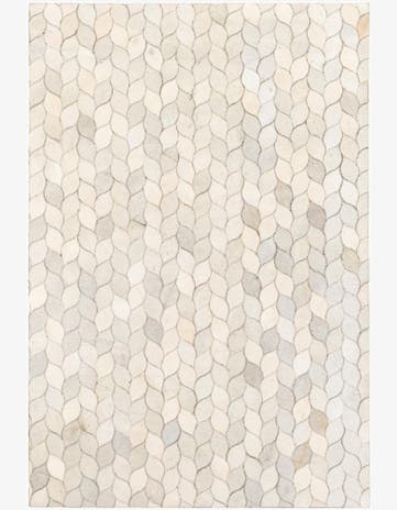 4' 1 x 6' Cowhide Stocks Rug