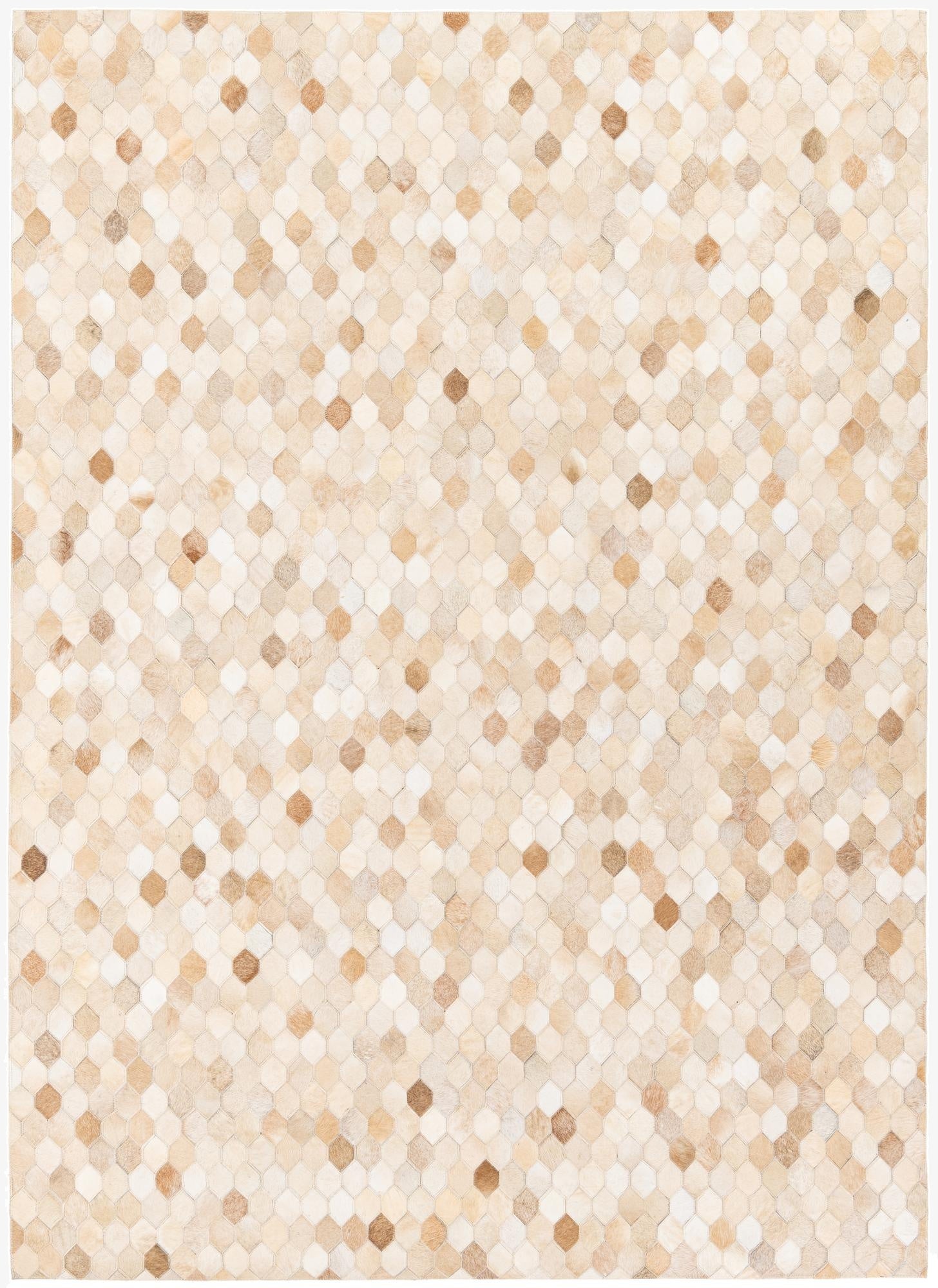 5' 9 x 7' 11 Cowhide Stocks Rug