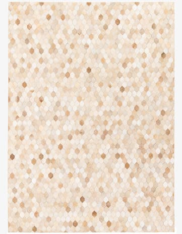 5' 9 x 7' 11 Cowhide Stocks Rug