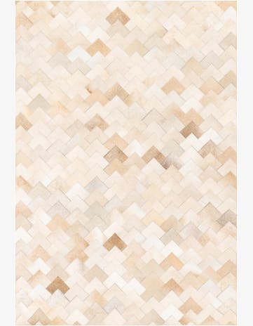 4' 1 x 6' Cowhide Stocks Rug