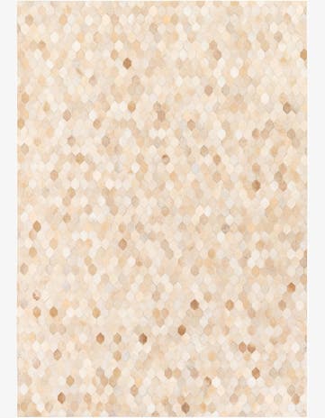 5' 7 x 8' Cowhide Stocks Rug