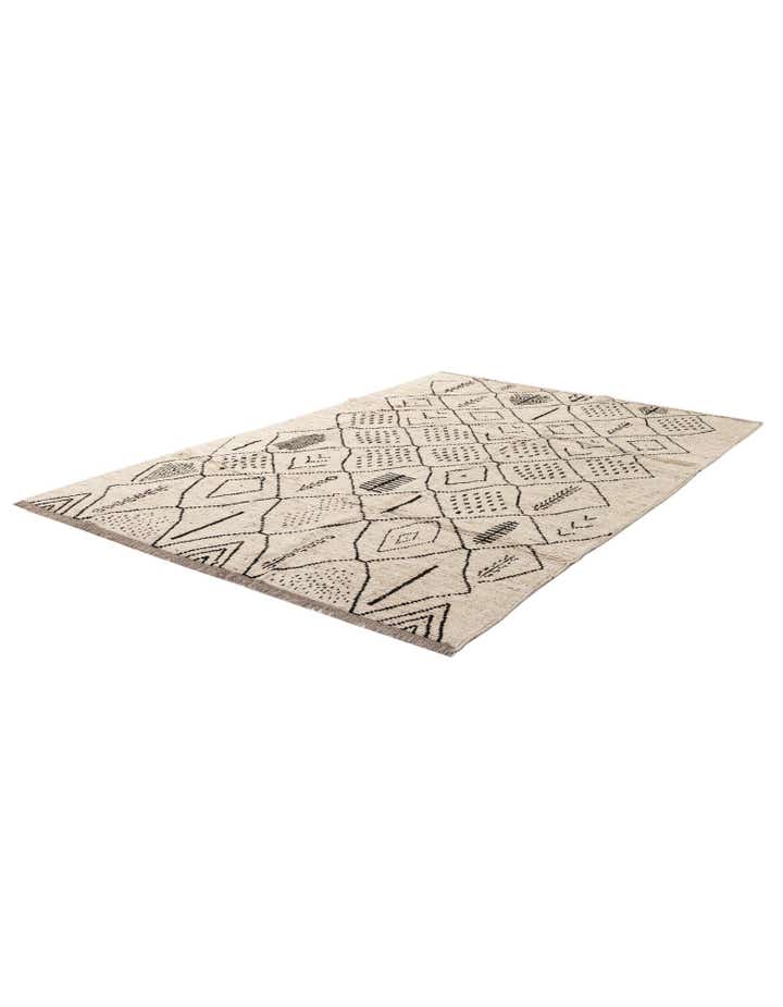 6' 6 x 9' 4 Hand Knotted Darya Wool Rug