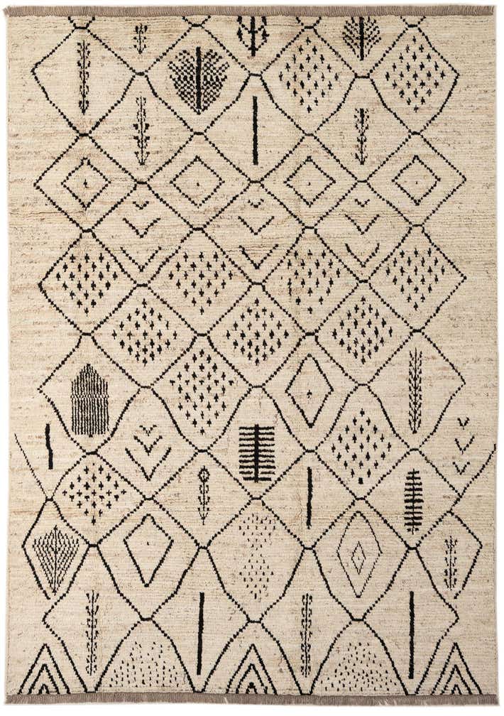 6' 6 x 9' 4 Hand Knotted Darya Wool Rug