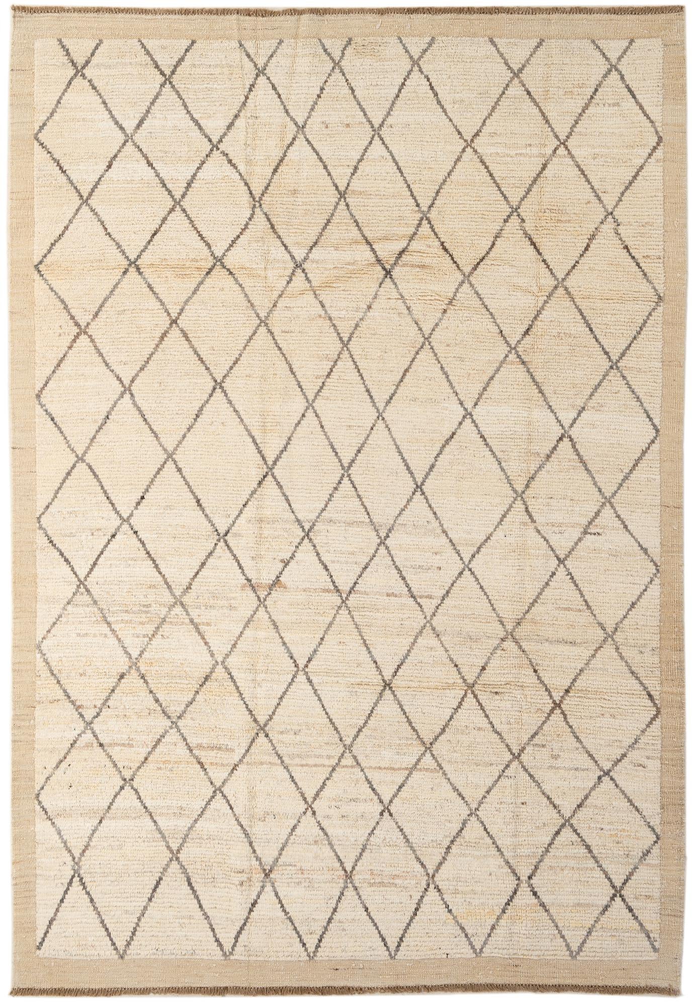 6' 4 x 9' 4 Hand Knotted Darya Wool Rug