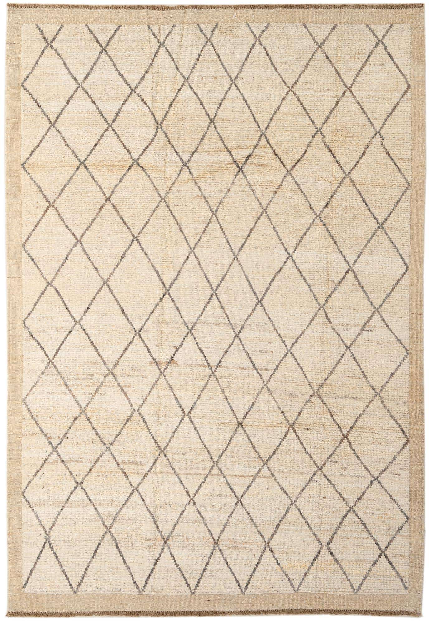 6' 4 x 9' 4 Hand Knotted Darya Wool Rug