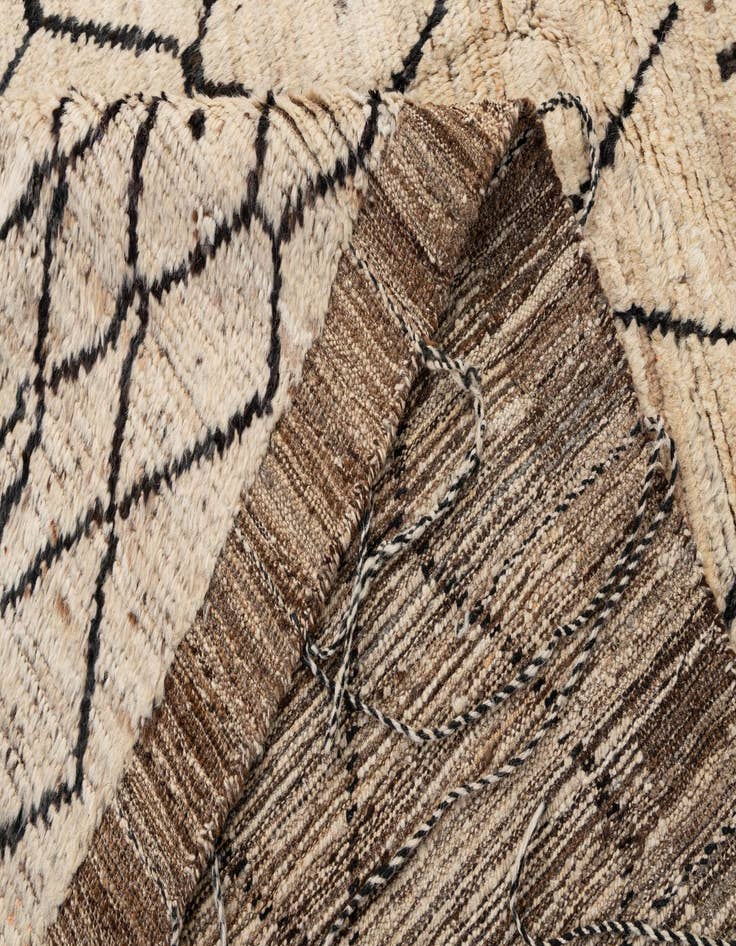 Detail image of 6' 4 x 10' 1  Hand Knotted Darya Wool Rug