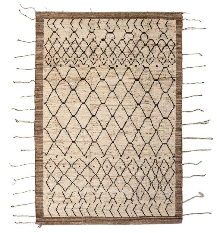 6' 4 x 10' 1 Hand Knotted Darya Wool Rug