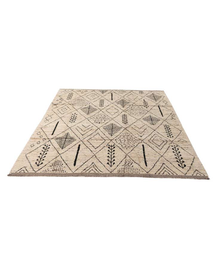 6' 9 x 9' 3 Hand Knotted Darya Wool Rug