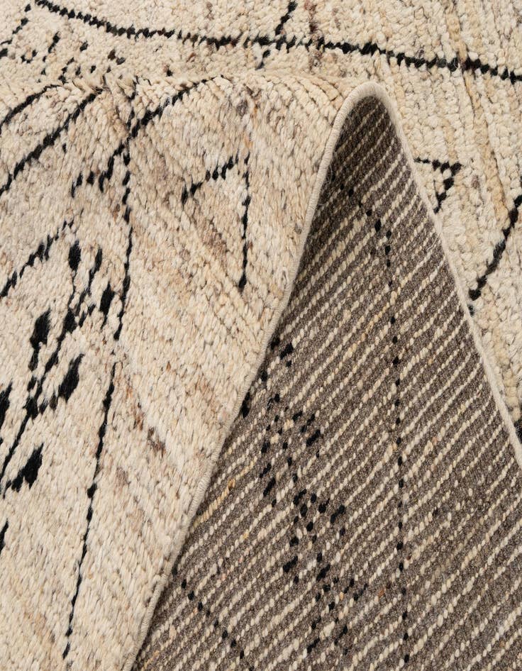 Detail image of 6' 9 x 9' 3  Hand Knotted Darya Wool Rug