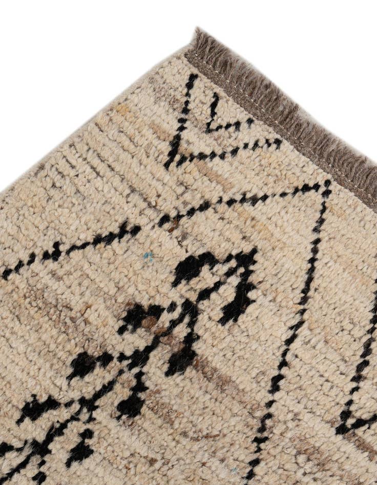 Detail image of 6' 9 x 9' 3  Hand Knotted Darya Wool Rug