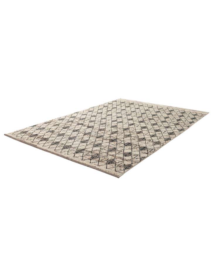 6' 9 x 9' 9 Hand Knotted Darya Wool Rug