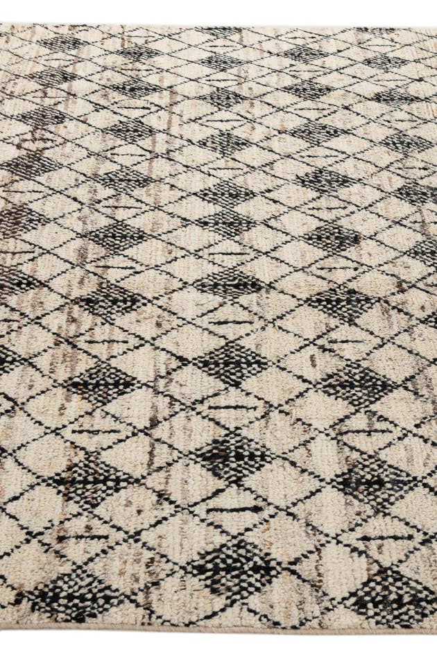 Detail image of 6' 9 x 9' 9 Hand Knotted Darya Wool Rug