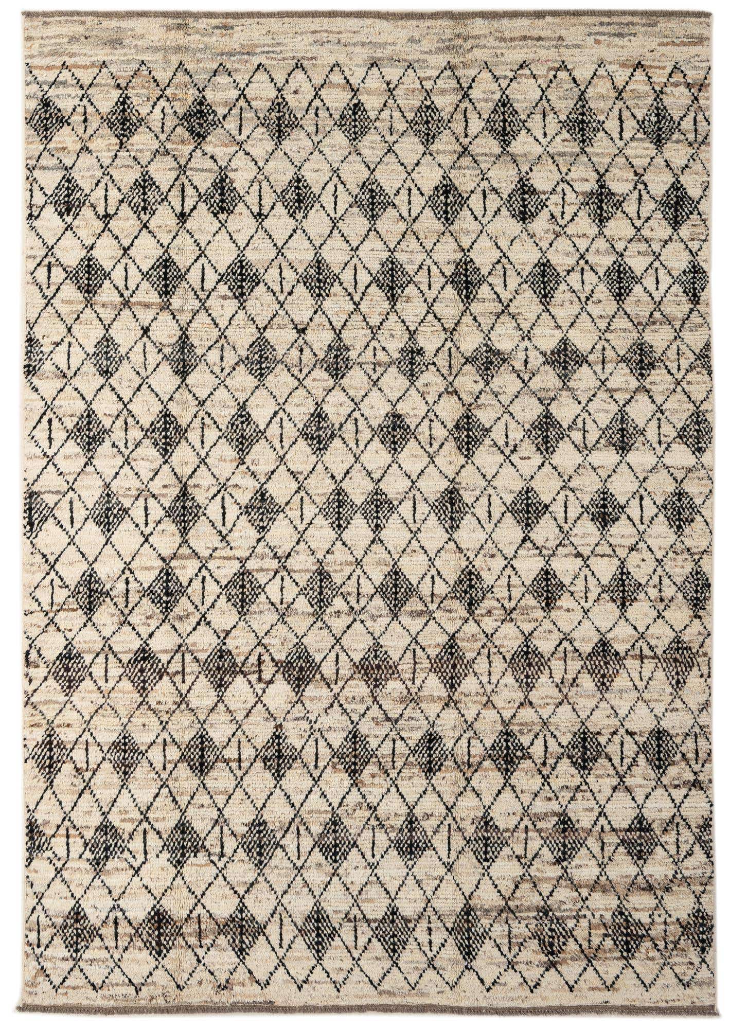 6' 9 x 9' 9 Hand Knotted Darya Wool Rug