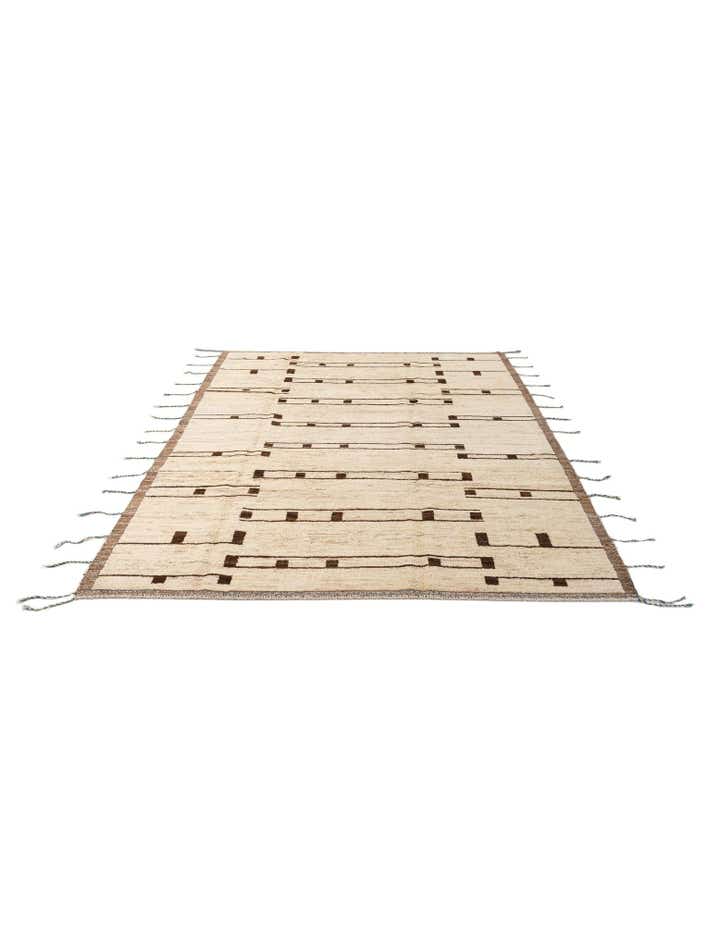 6' 9 x 9' 9 Hand Knotted Darya Wool Rug