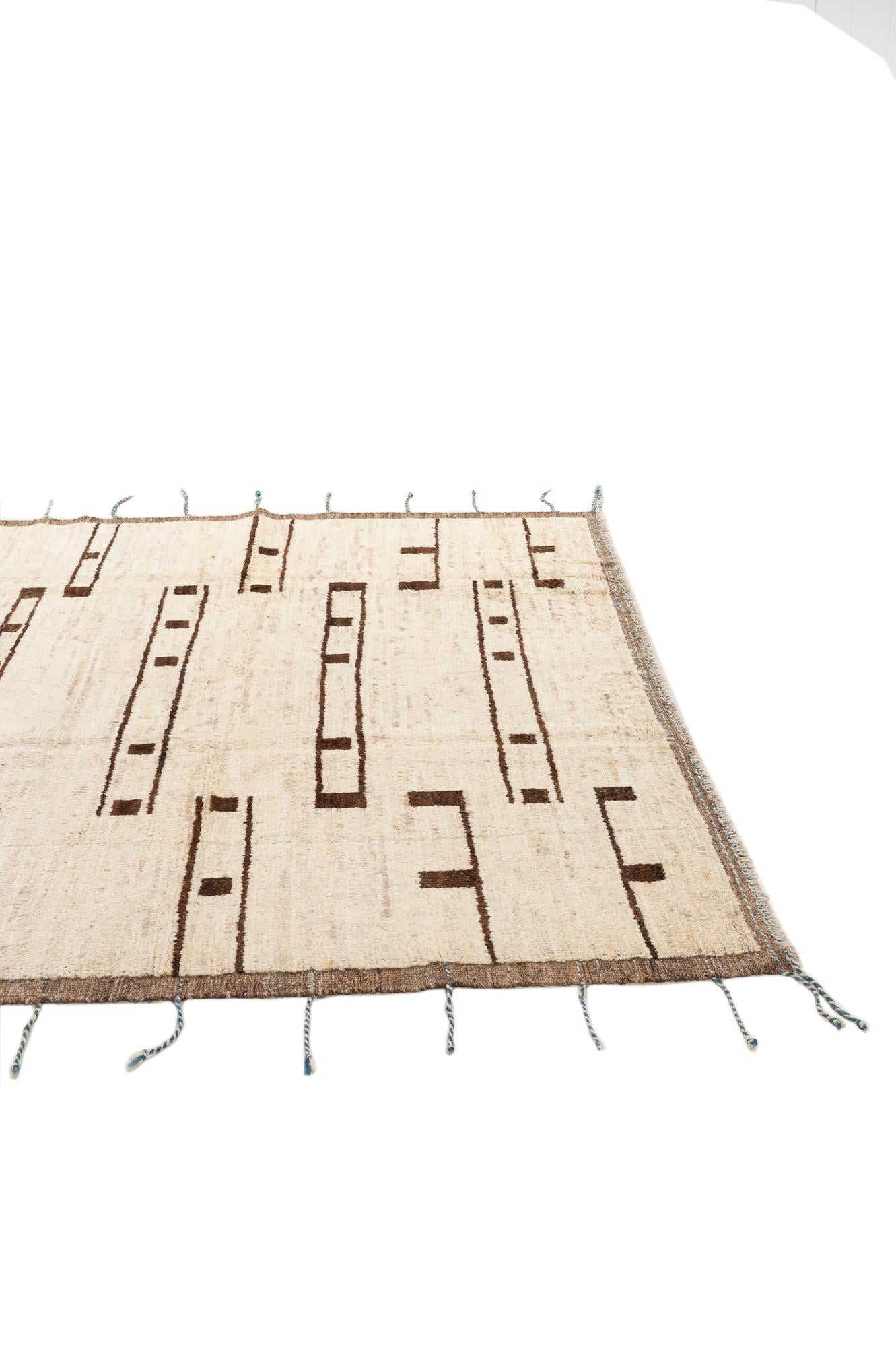 6' 9 x 9' 9 Hand Knotted Darya Wool Rug