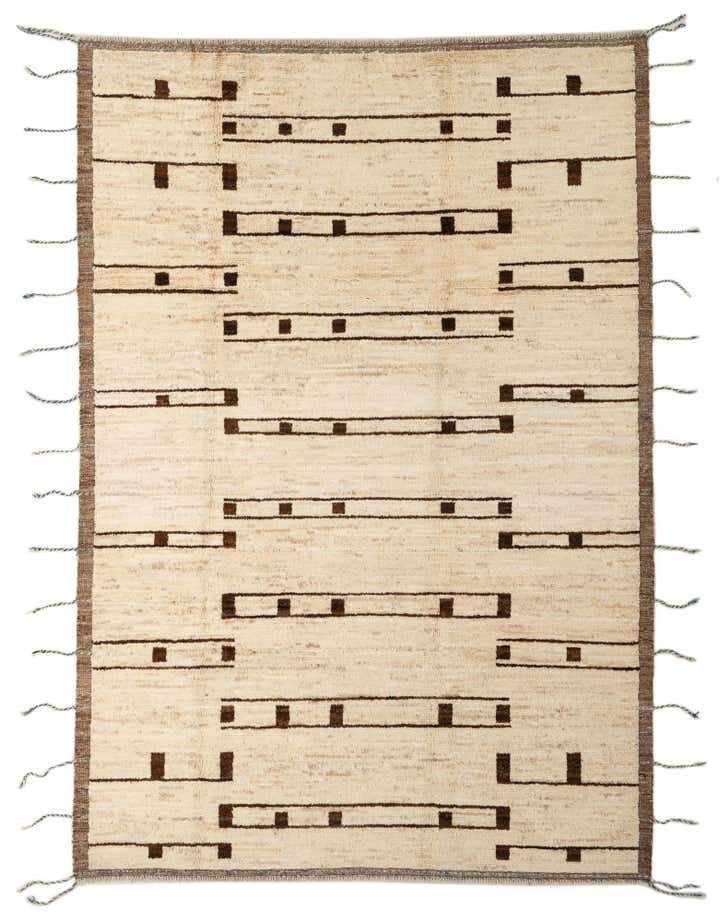 6' 9 x 9' 9 Hand Knotted Darya Wool Rug