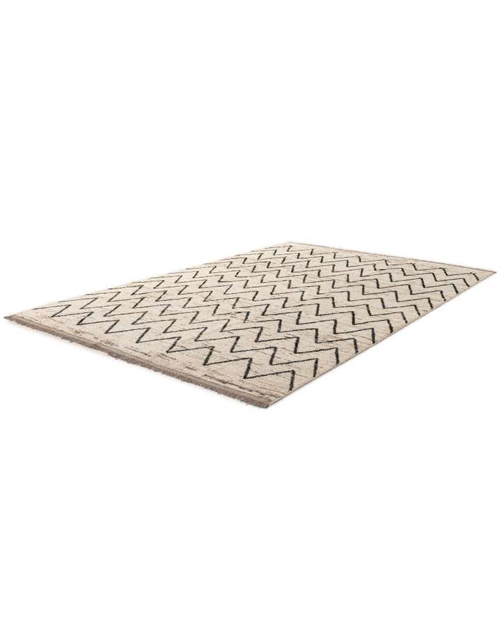 6' 8 x 9' 11 Hand Knotted Darya Wool Rug