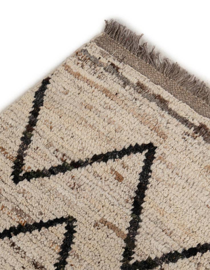 Detail image of 6' 8 x 9' 11  Hand Knotted Darya Wool Rug