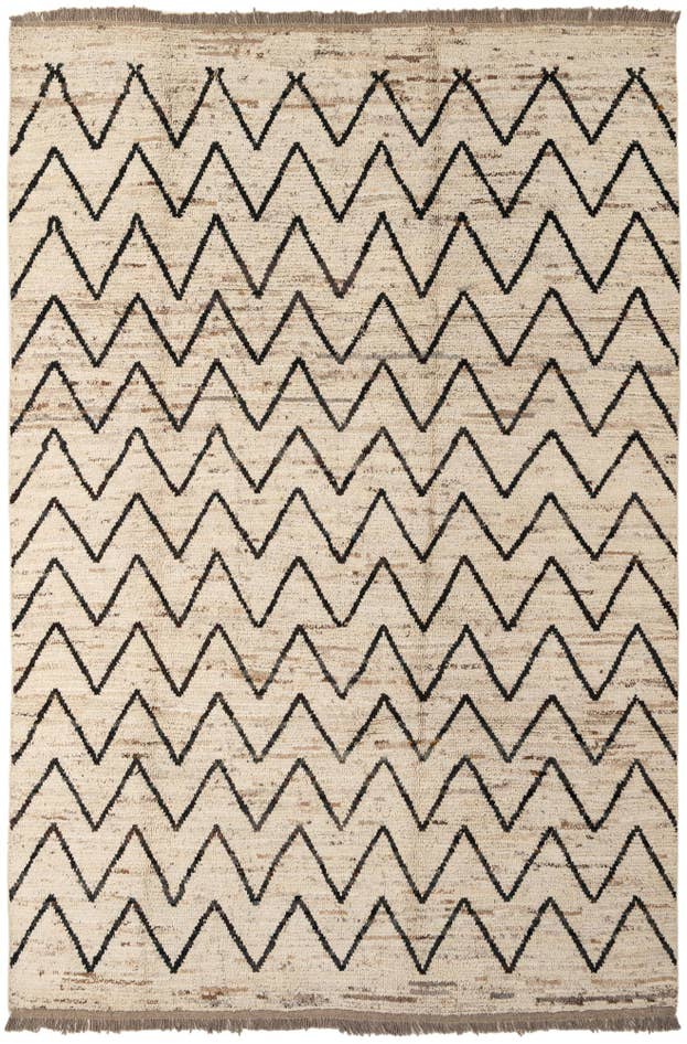 Detail image of 6' 8 x 9' 11 Hand Knotted Darya Wool Rug