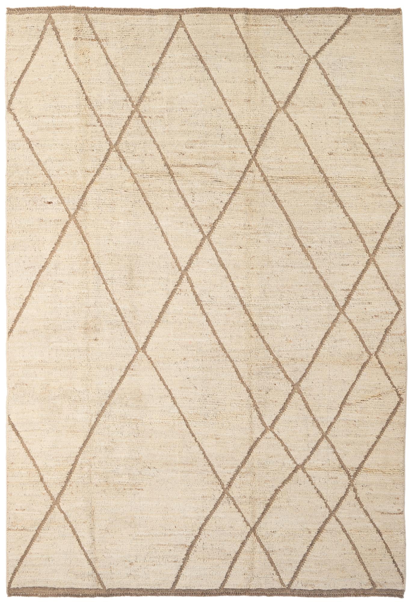 6' 7 x 9' 9 Hand Knotted Darya Wool Rug