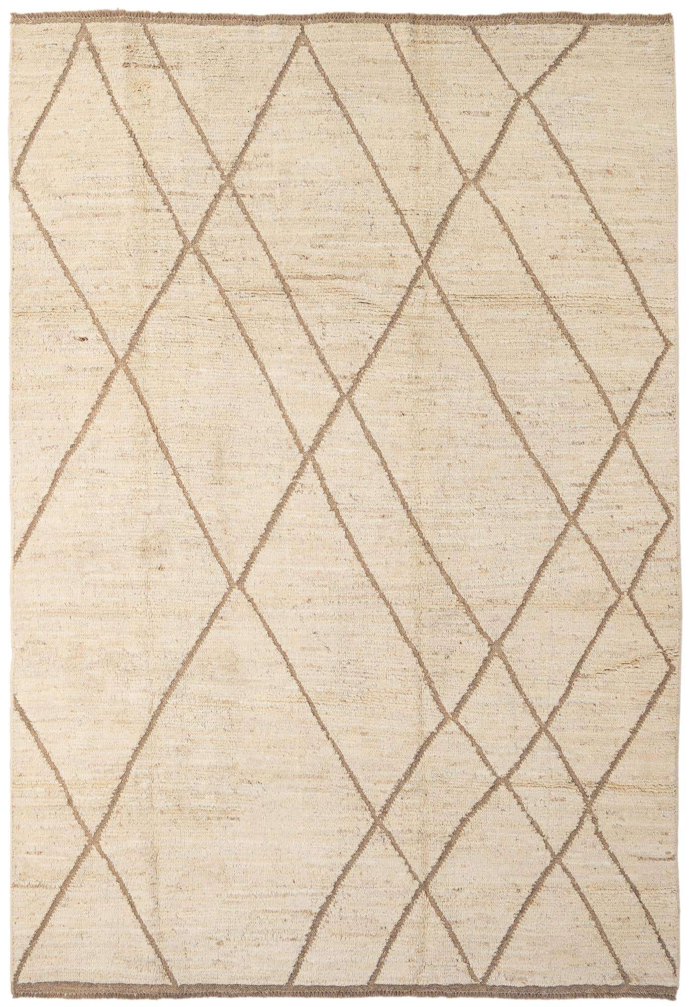 6' 7 x 9' 9 Hand Knotted Darya Wool Rug