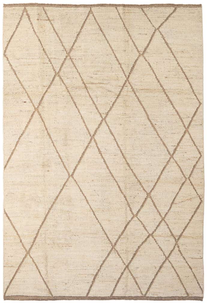 6' 7 x 9' 9 Hand Knotted Darya Wool Rug
