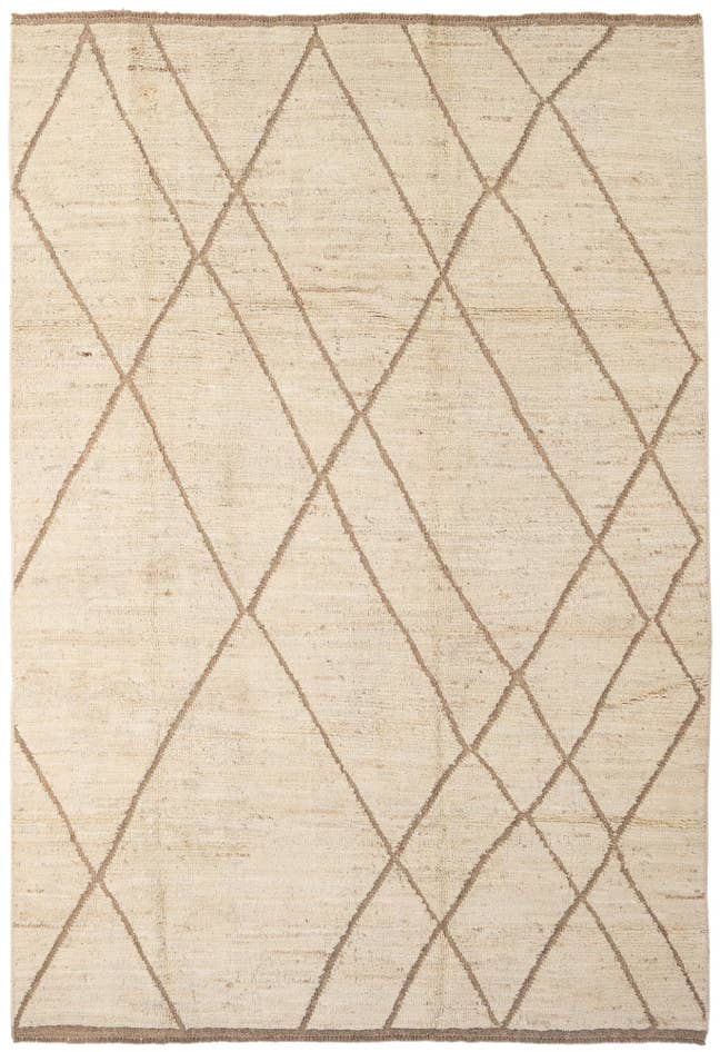 Detail image of 6' 7 x 9' 9 Hand Knotted Darya Wool Rug
