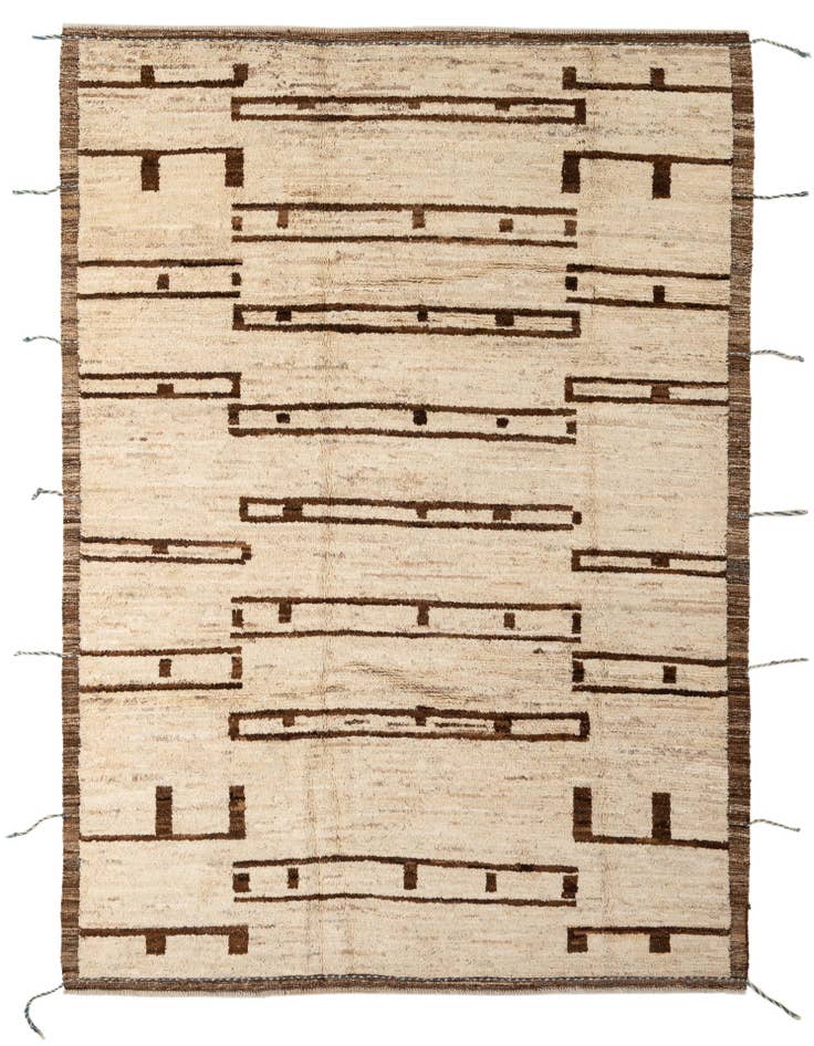 Detail image of 7' x 9' 11 Hand Knotted Darya Wool Rug