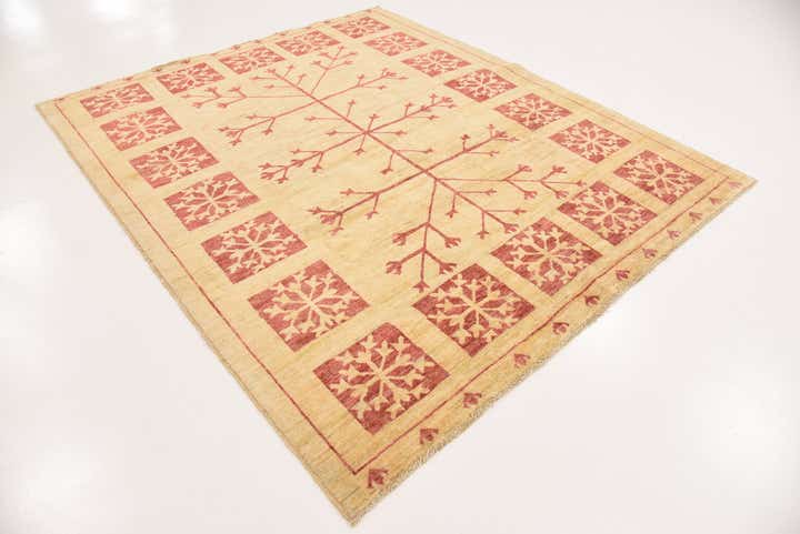 6' 2 x 7' 3 Hand Knotted Darya Rug