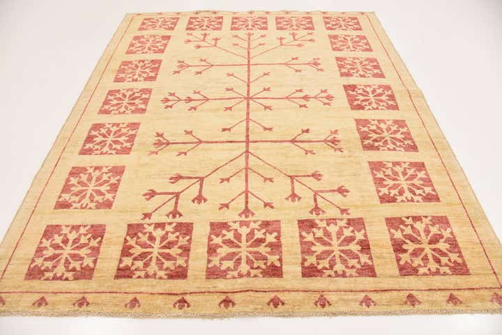 6' 2 x 7' 3 Hand Knotted Darya Rug