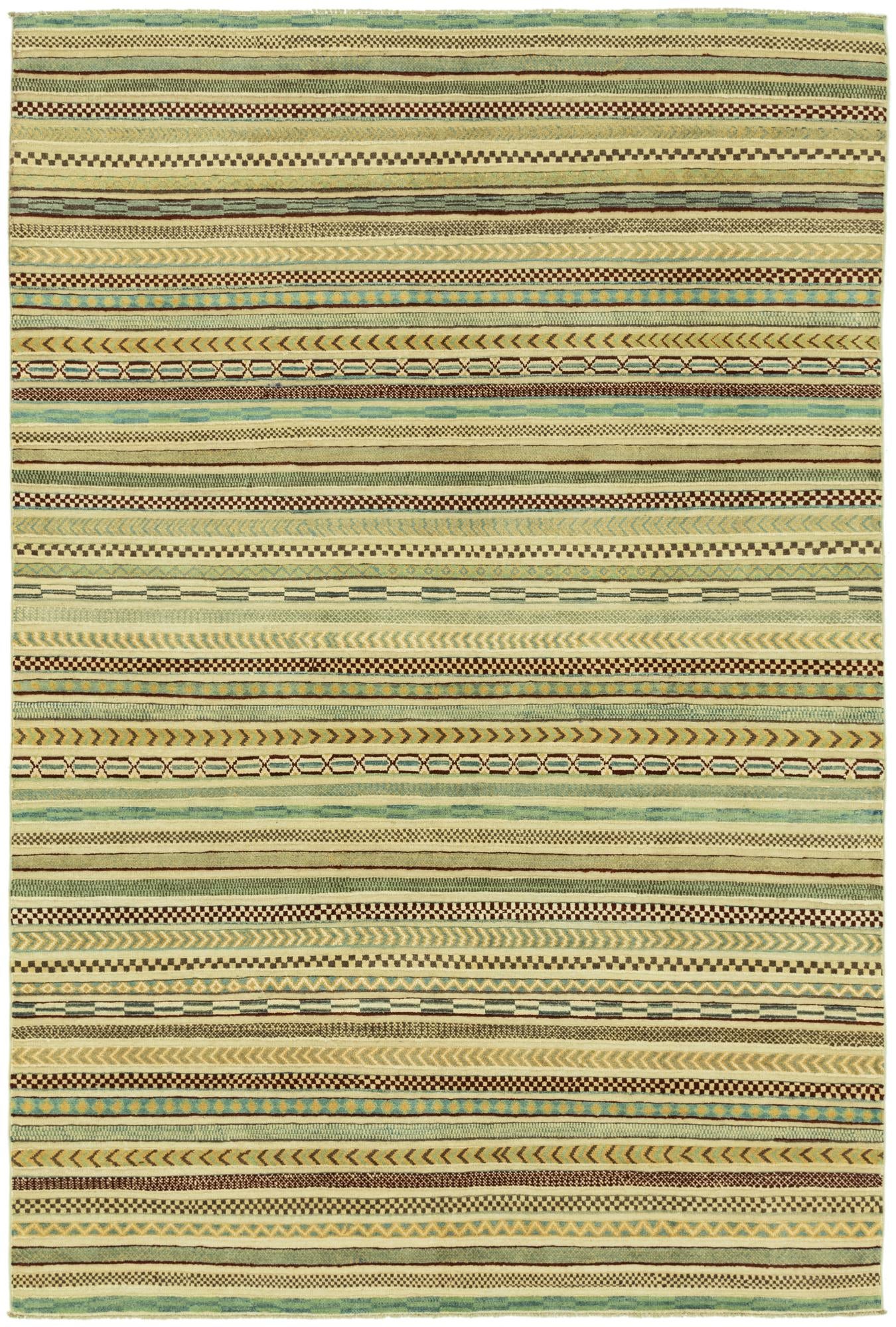 6' 6 x 9' 10 Hand Knotted Darya Rug