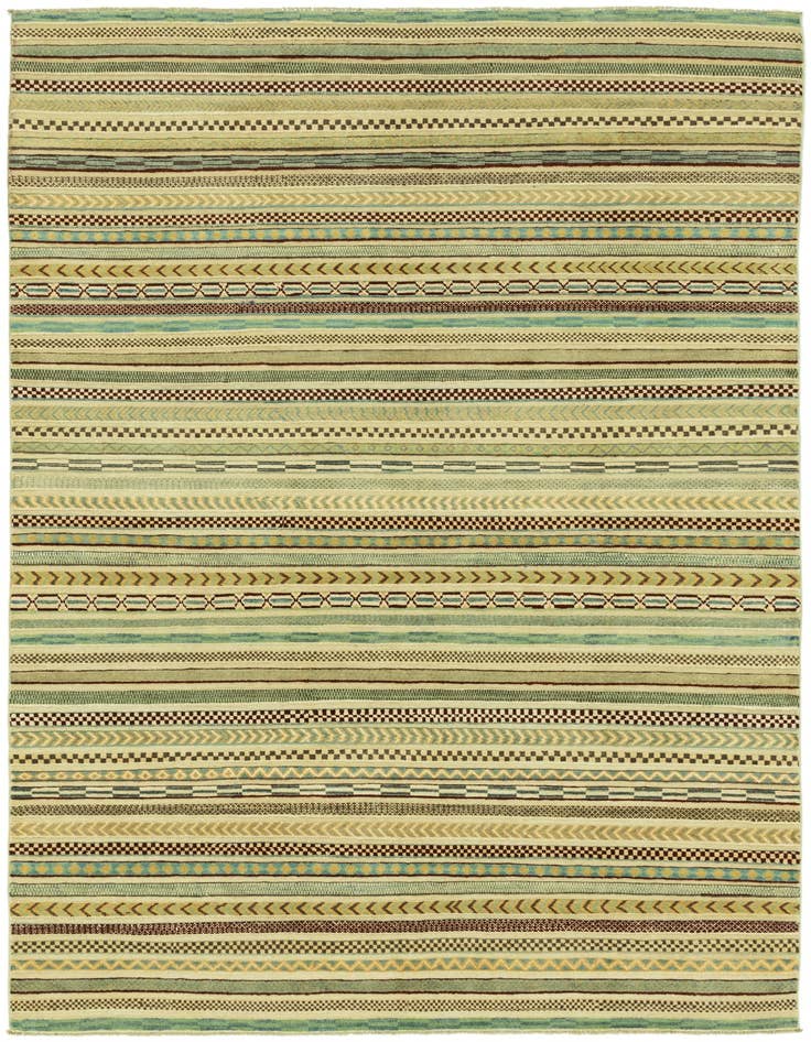 Detail image of 6' 6 x 9' 10 Hand Knotted Darya Rug