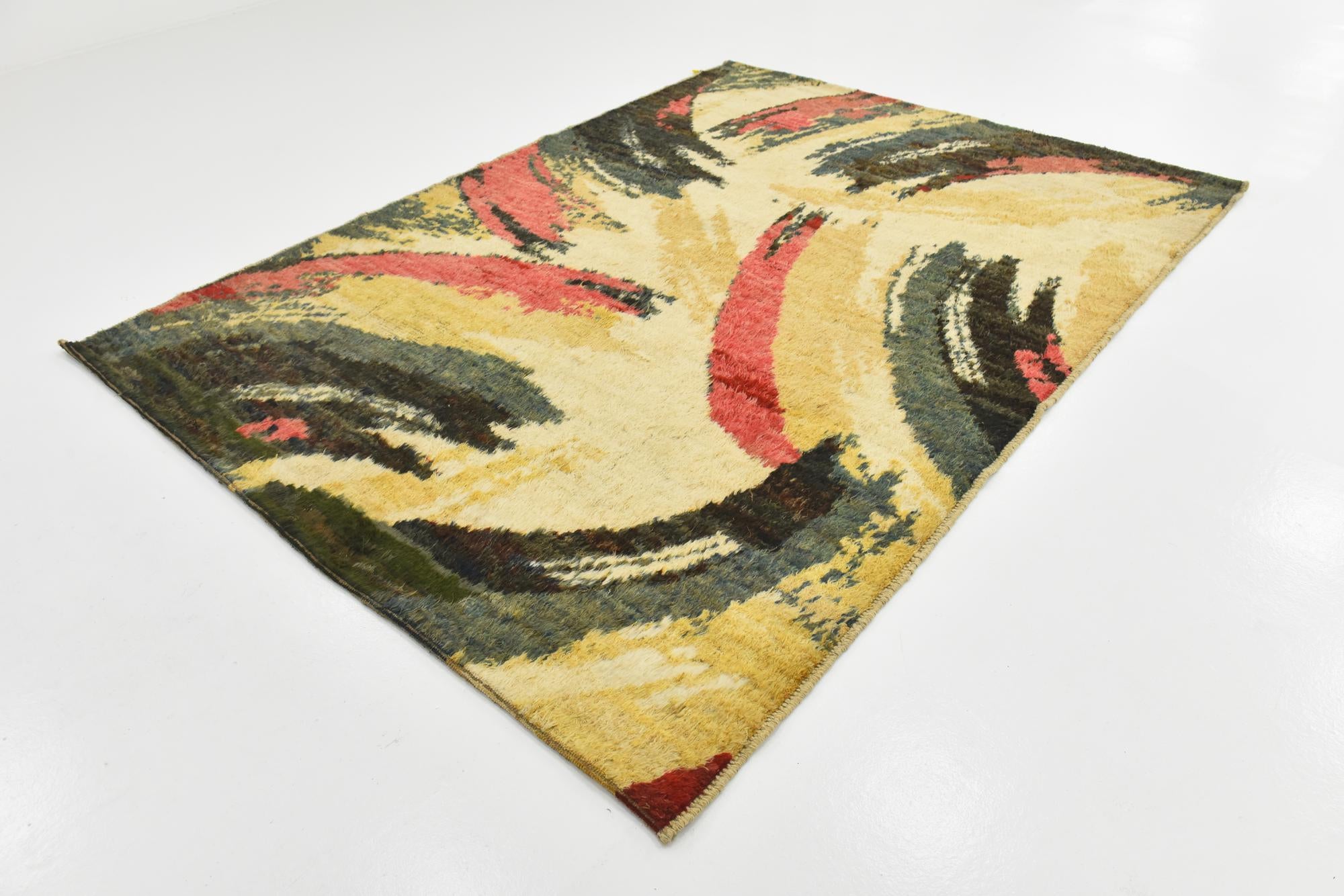 6' 9 x 9' 1 Hand Knotted Darya Wool Rug