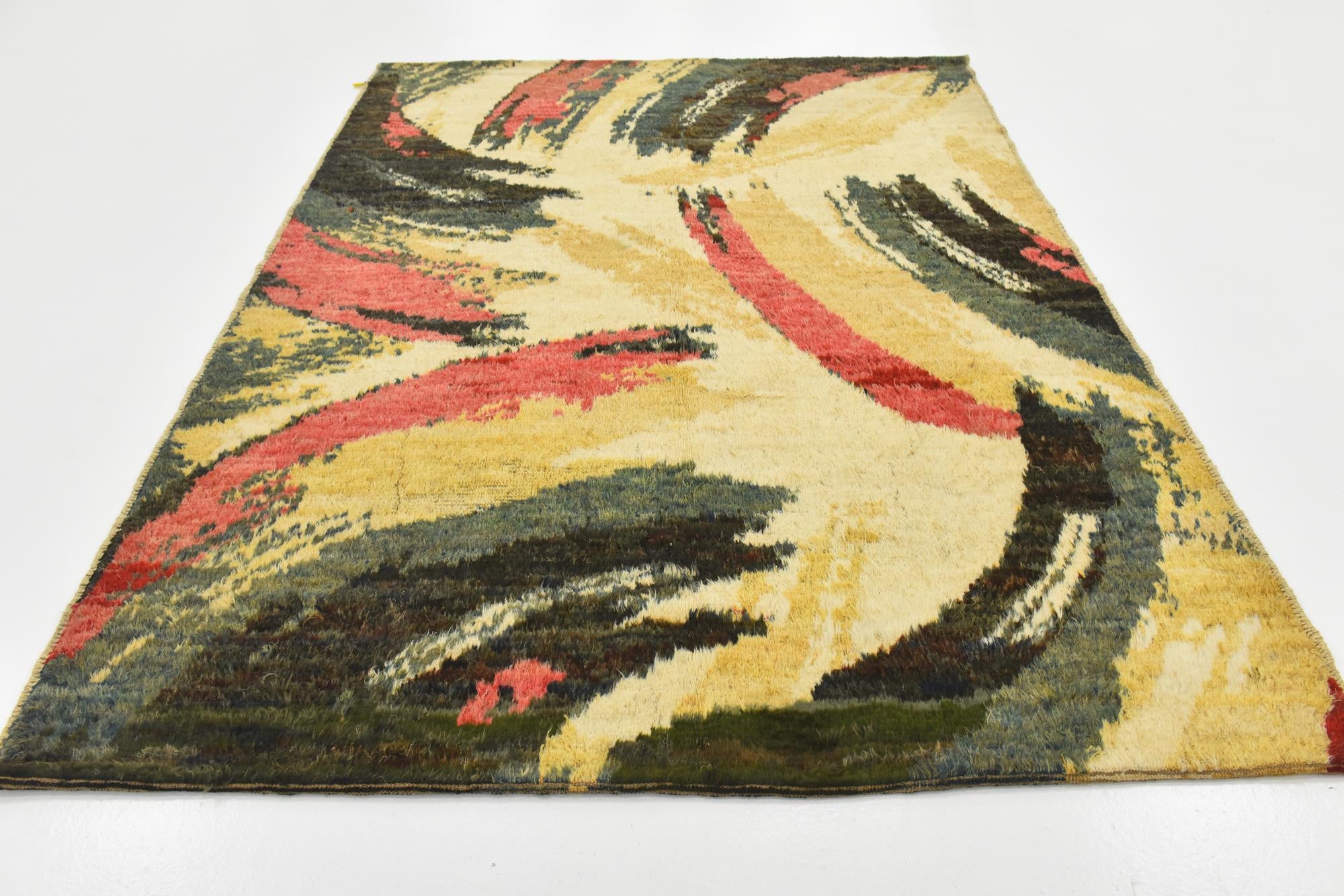 6' 9 x 9' 1 Hand Knotted Darya Wool Rug