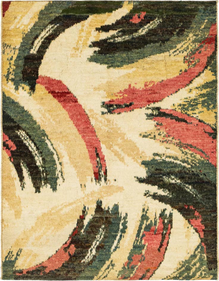 Detail image of 6' 9 x 9' 1 Hand Knotted Darya Wool Rug