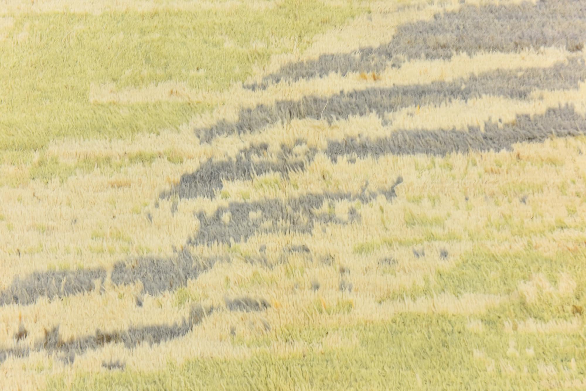 6' 6 x 9' 8 Hand Knotted Darya Wool Rug