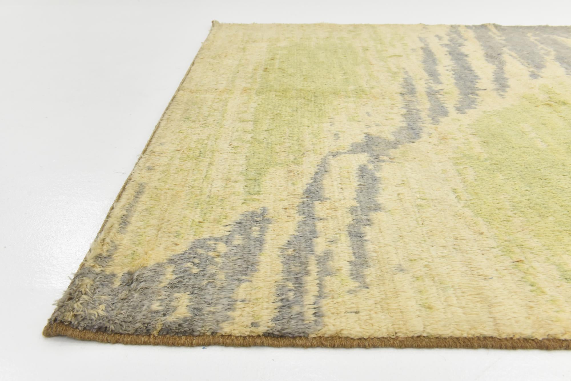 6' 6 x 9' 8 Hand Knotted Darya Wool Rug