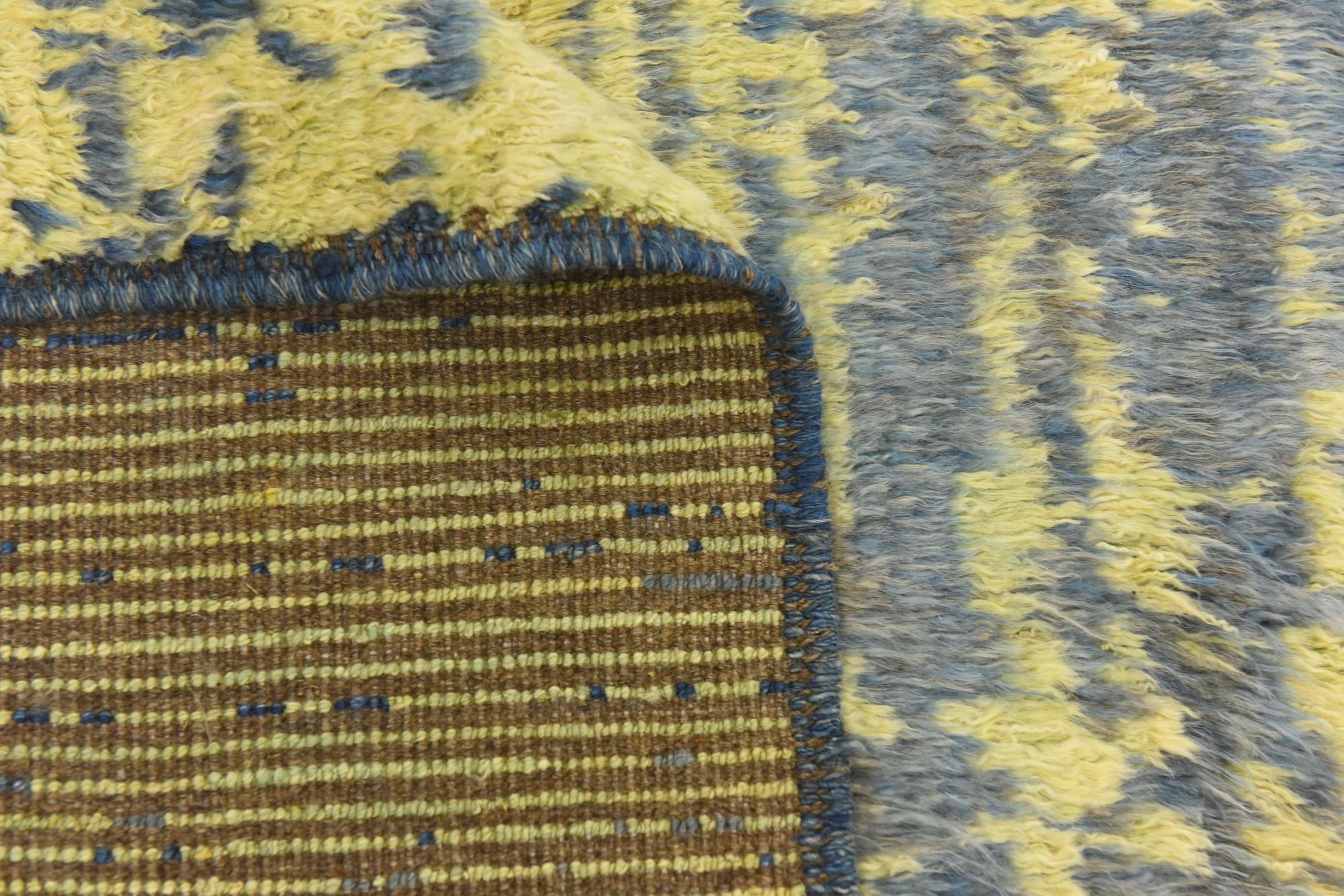 6' 6 x 9' 6 Hand Knotted Darya Wool Rug