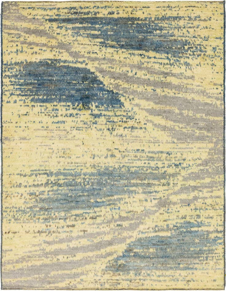 Detail image of 6' 6 x 9' 6 Hand Knotted Darya Wool Rug