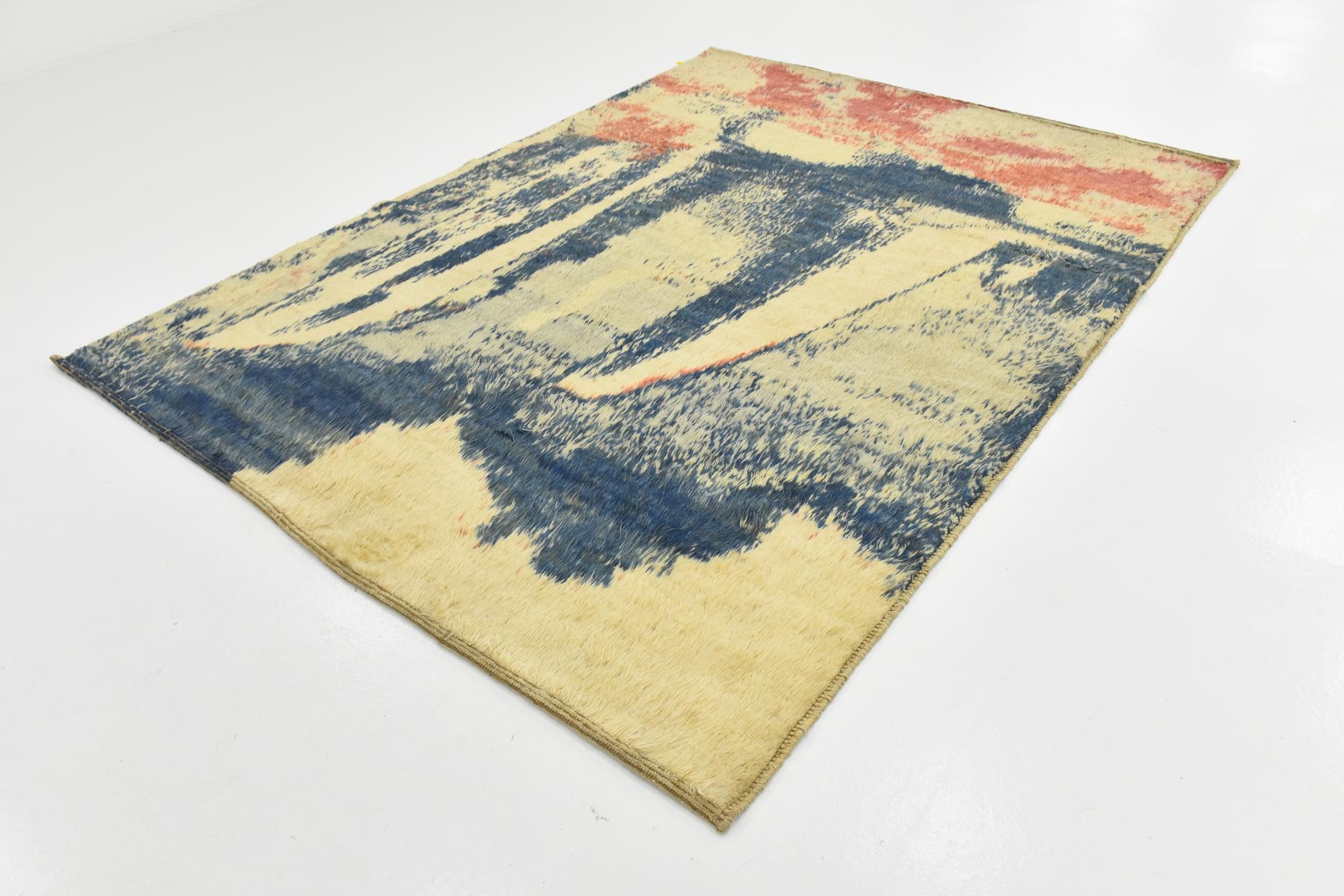 6' 9 x 9' Hand Knotted Darya Wool Rug