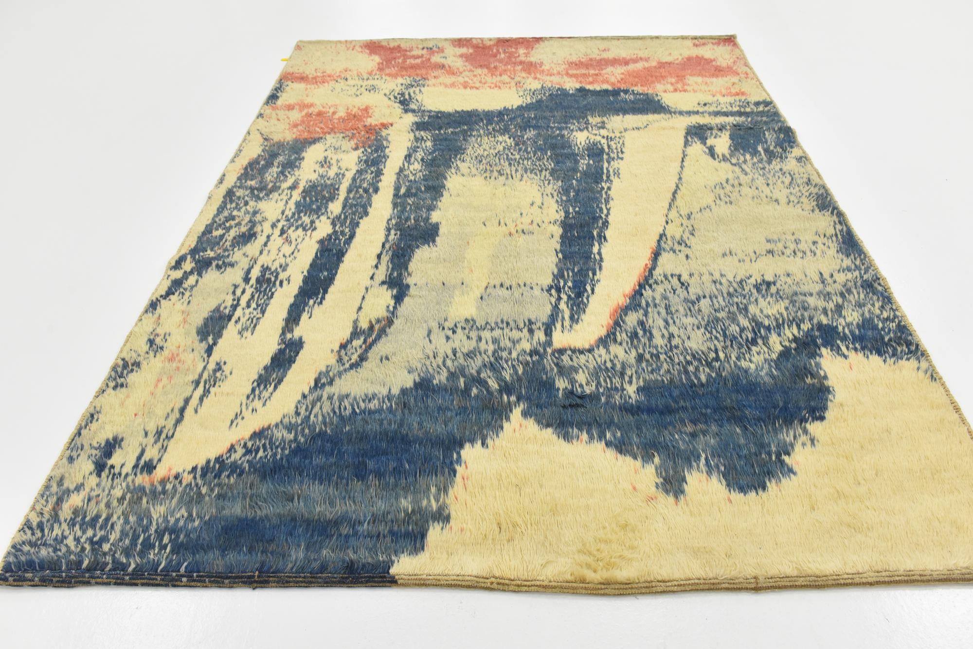 6' 9 x 9' Hand Knotted Darya Wool Rug
