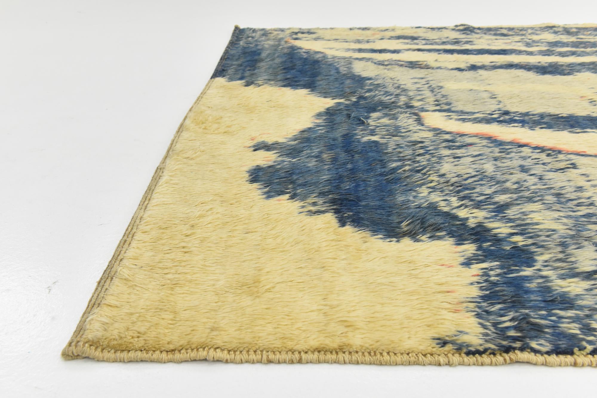 6' 9 x 9' Hand Knotted Darya Wool Rug