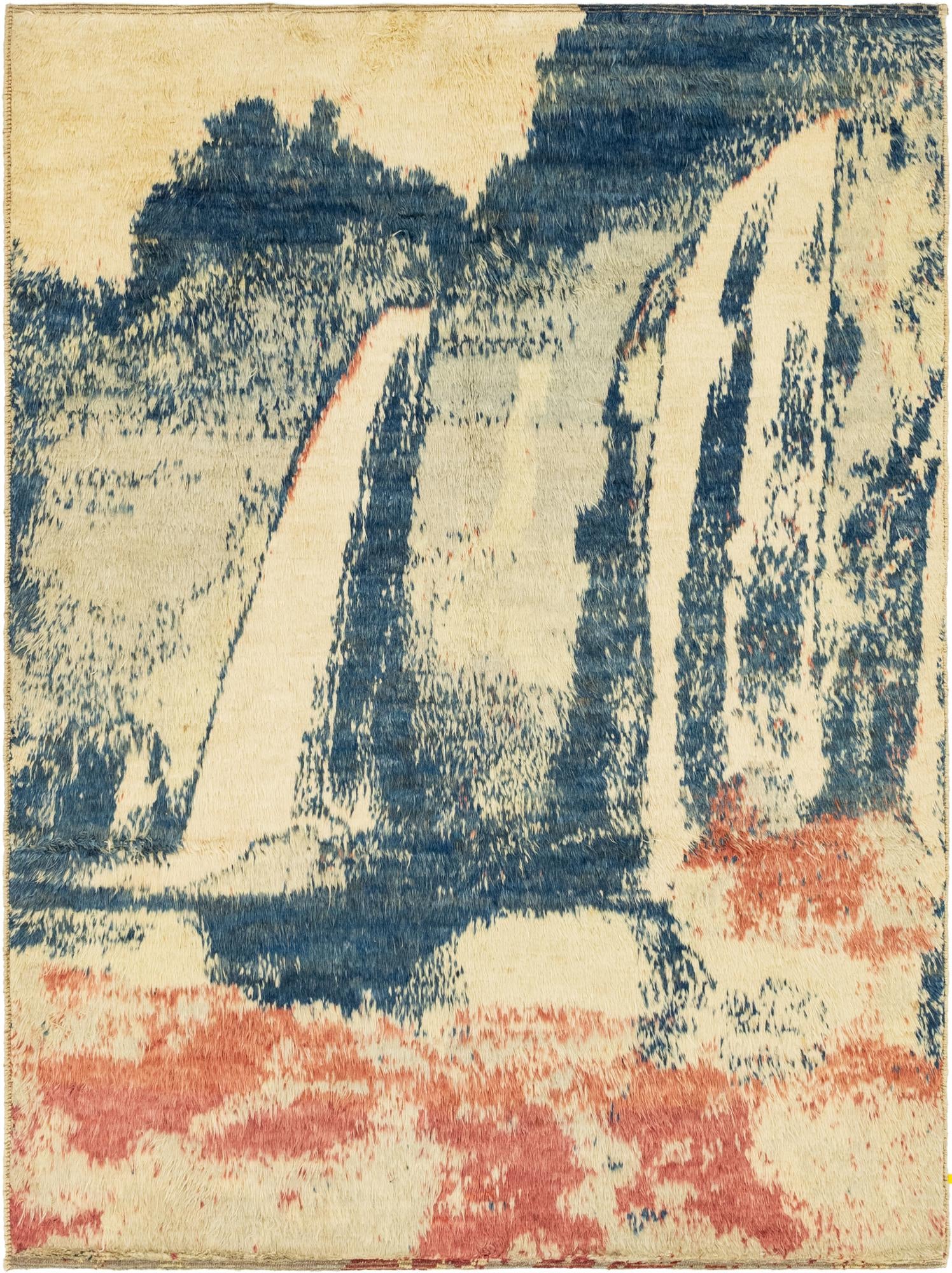 6' 9 x 9' Hand Knotted Darya Wool Rug