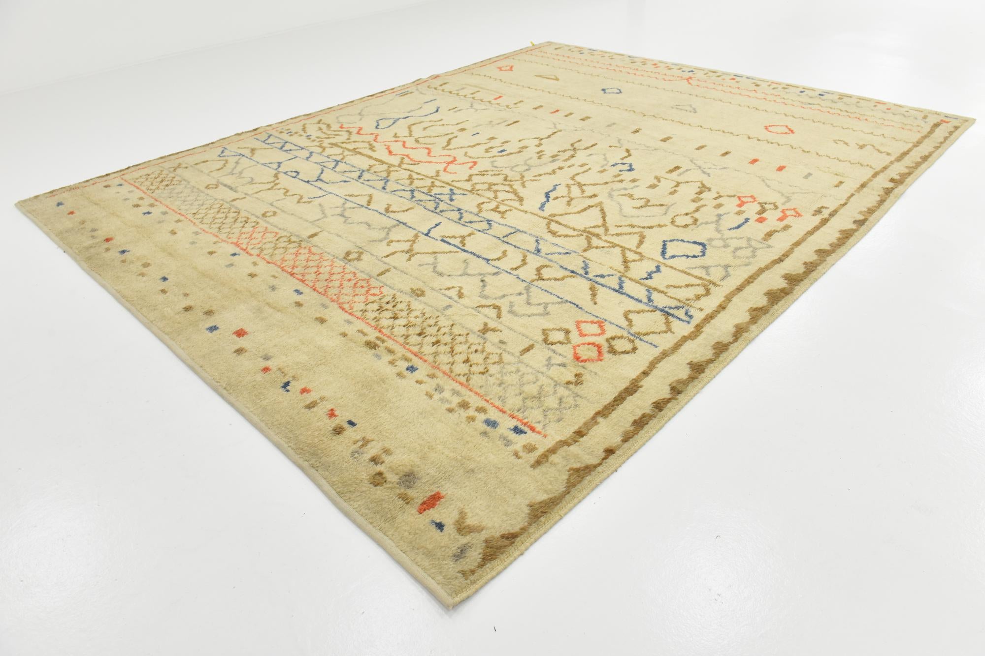 8' 10 x 11' 7 Hand Knotted Darya Wool Rug