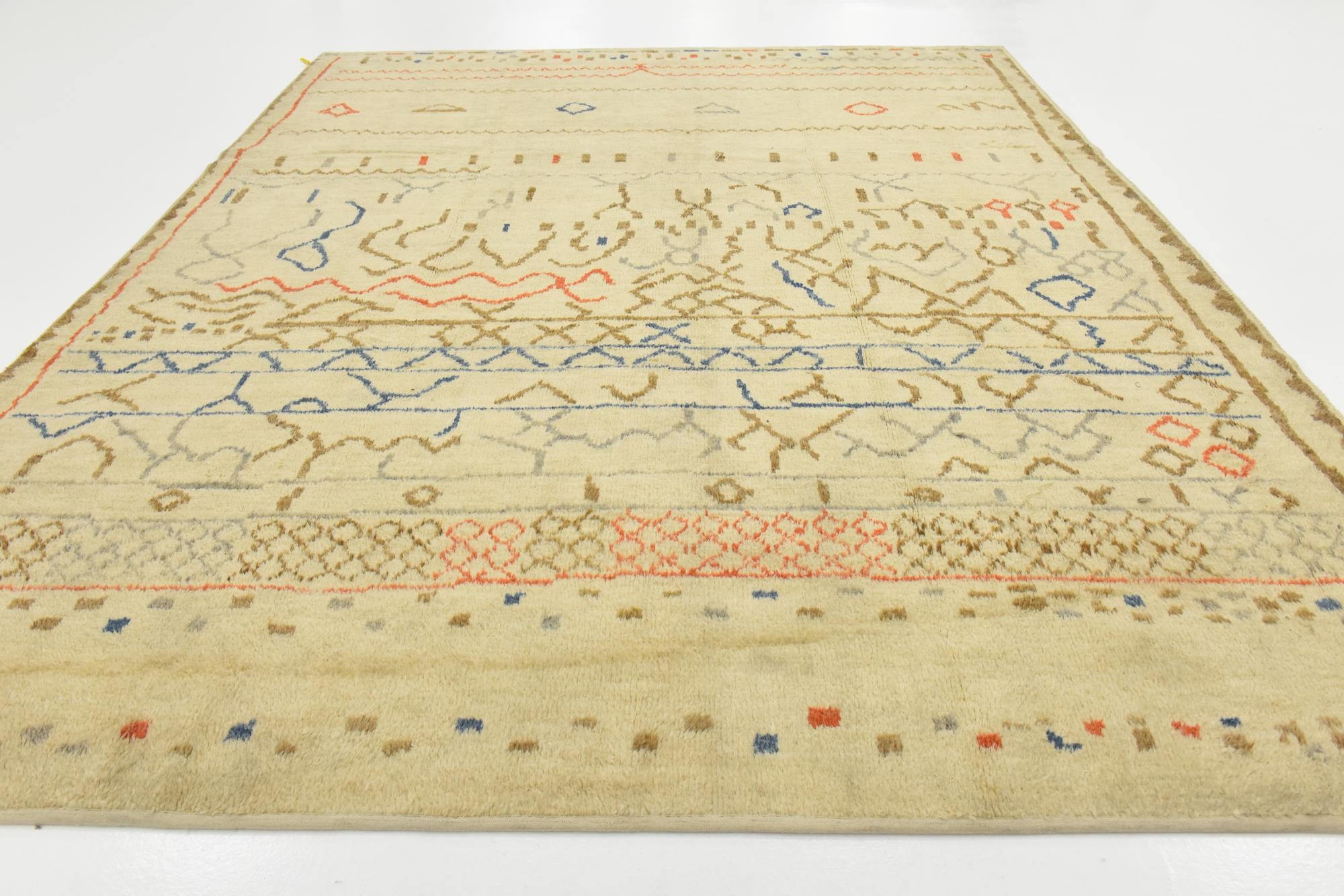 8' 10 x 11' 7 Hand Knotted Darya Wool Rug