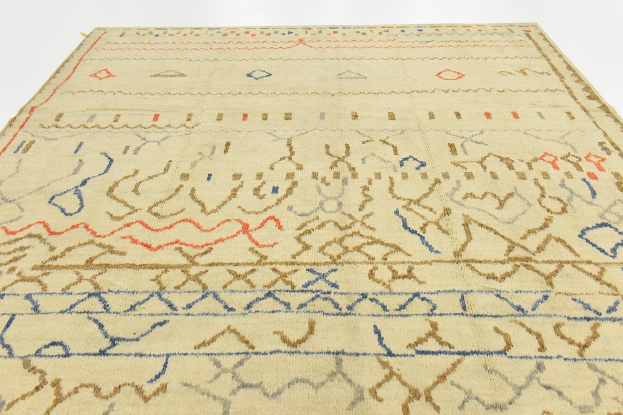 8' 10 x 11' 7 Hand Knotted Darya Wool Rug