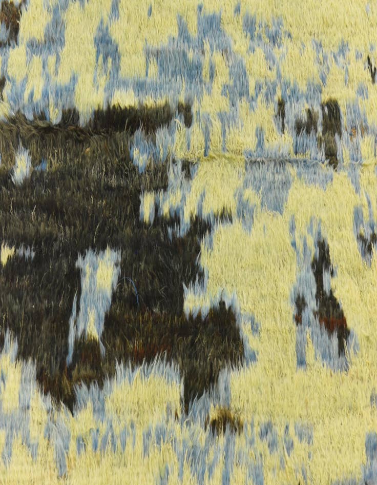 Detail image of 4' 10 x 6'  Hand Knotted Darya Wool Rug