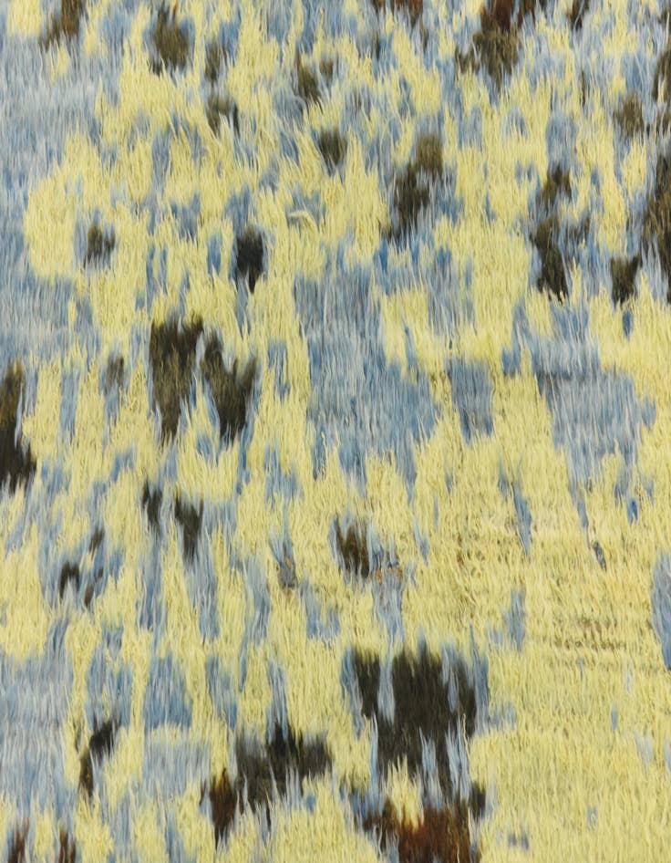 Detail image of 4' 10 x 6'  Hand Knotted Darya Wool Rug